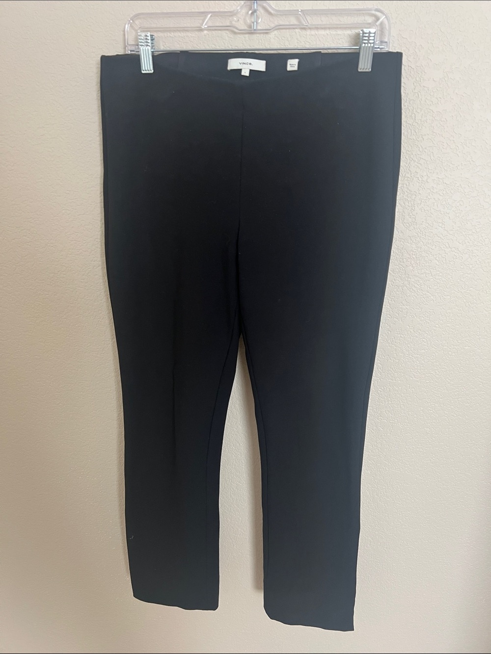 Vince Black Tailored Slim Ankle Pants